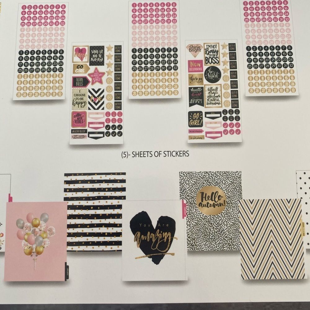 ✨🌸📆 ADORABLE 12 month planner kit✨ You go girl!✨ - Picture 4 of 12